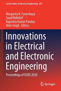 portada Innovations in Electrical and Electronic Engineering: Proceedings of Iceee 2020 (en Inglés)