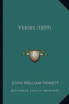 portada verses (1859) (en Inglés)