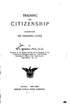 portada Training for Citizenship, Suggestions on Teaching Civics (en Inglés)