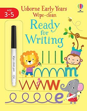 portada Ready for Writing - Wipe-Clean (Usborne Early Years Wipe-Clean, 3) (en Inglés)