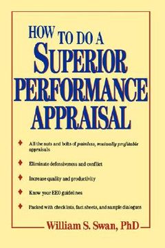 portada how to do a superior performance appraisal