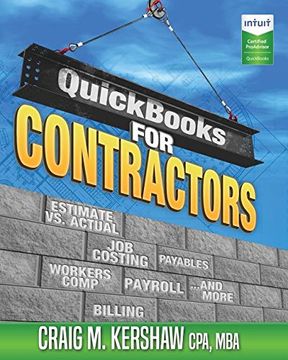 portada QuickBooks for Contractors (QuickBooks How to Guides for Professionals)