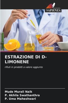 portada Estrazione Di D-Limonene (en Italiano)