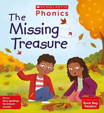 portada Phonics Readers: The Missing Treasure (Set 13). Decodable Phonic Reader for Ages 4-6 Exactly Matches Little Wandle Letters and Sounds Revised? Phase 5. (Phonics Book bag Readers)