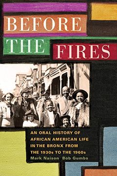 portada Before the Fires: An Oral History of African American Life in the Bronx from the 1930s to the 1960s