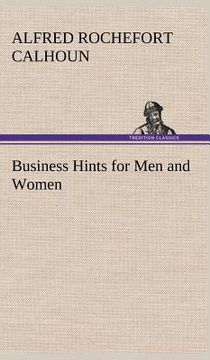 portada business hints for men and women (en Inglés)