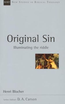 portada original sin: a biblical theology of the hebrew bible