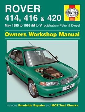 portada Rover 414, 416 420 Petrol Diesel (May 95 - 99) m to v (Haynes Service and Repair Manuals) (in English)
