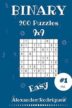 portada Binary Puzzles - Easy 200 Vol. 1 (en Inglés)
