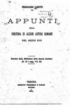 portada Appunti sulla fortuna di alcuni autori romani (en Italiano)