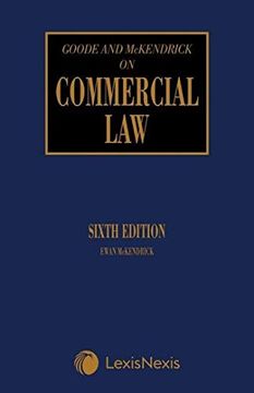 portada Goode on Commercial law (en Inglés)
