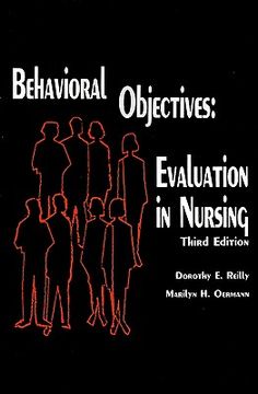portada behavioral objectives--evaluation in nursing (en Inglés)