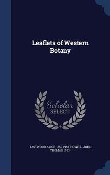 portada Leaflets of Western Botany
