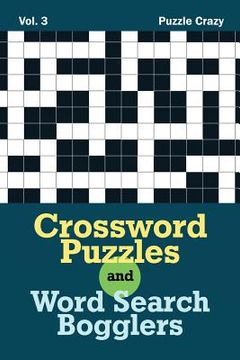 portada Crossword Puzzles And Word Search Bogglers Vol. 3 (en Inglés)
