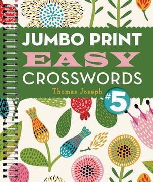 portada Jumbo Print Easy Crosswords #5 (en Inglés)