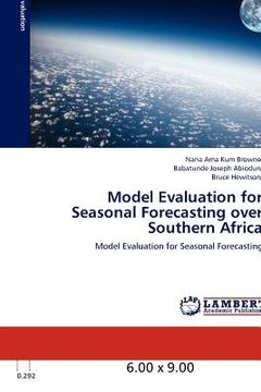 portada model evaluation for seasonal forecasting over southern africa (en Inglés)