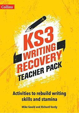 portada Ks3 Writing Recovery Teacher Pack: Activities to Rebuild Writing Skills and Stamina (in English)