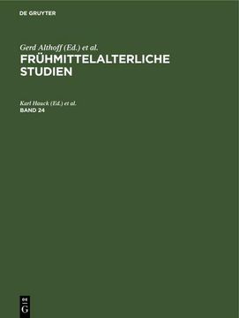portada Frühmittelalterliche Studien. Band 24 (en Alemán)