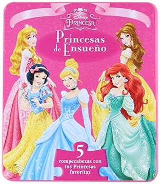 portada disney princesas de ensueño - libro rompecabezas en goma
