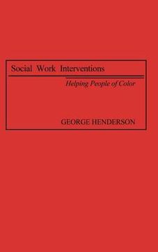 portada social work interventions: helping people of color (en Inglés)
