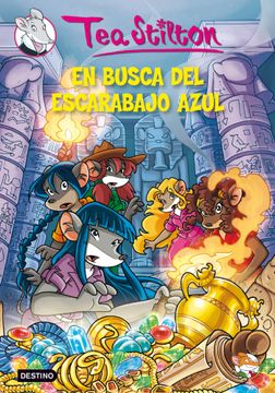 portada En Busca del Escarabajo Azul: Tea Stilton 11 (in Spanish)