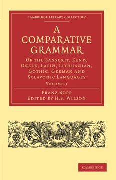portada A Comparative Grammar: Volume 3 (Cambridge Library Collection - Linguistics) (en Inglés)