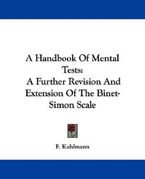portada a handbook of mental tests: a further revision and extension of the binet-simon scale (en Inglés)