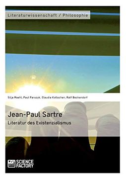 portada Jean-Paul Sartre. Literatur des Existenzialismus (en Alemán)