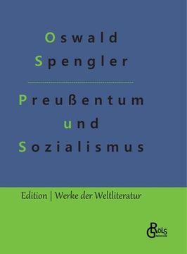 portada Preußentum und Sozialismus (in German)