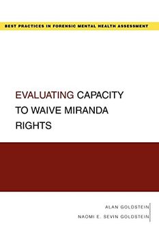 portada Evaluating Capacity to Waive Miranda Rights (en Inglés)