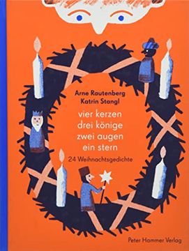 portada Vier Kerzen, Drei Könige, Zwei Augen, ein Stern: 24 Weihnachtsgedichte (en Alemán)