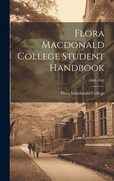 portada Flora Macdonald College Student Handbook; 1960-1961 (en Inglés)