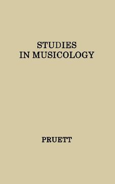 portada Studies in Musicology: Essays in the History, Style, and Bibliography of Music in Memory of Glen Haydon