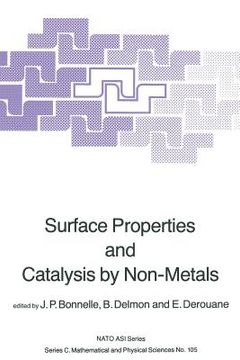 portada Surface Properties and Catalysis by Non-Metals