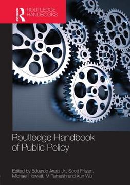portada routledge handbook of public policy