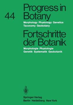 portada progress in botany / fortschritte der botanik: morphology . physiology . genetics . taxonomy . geobotany / morphologie . physiologie . genetik . syste (en Inglés)