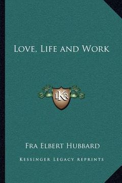 portada love, life and work (en Inglés)