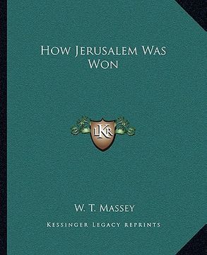portada how jerusalem was won (in English)
