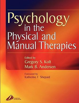 portada psychology in the physical and manual therapies (in English)