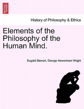 portada elements of the philosophy of the human mind.