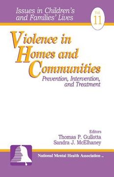 portada violence in homes and communities: prevention, intervention, and treatment (in English)