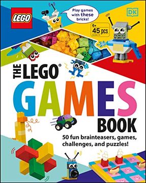 portada The Lego Games Book: 50 fun Brainteasers, Games, Challenges, and Puzzles! (en Inglés)