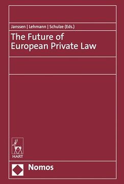 portada The Future of European Private Law (en Inglés)