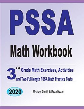 portada Pssa Math Workbook: 3rd Grade Math Exercises, Activities, and two Full-Length Pssa Math Practice Tests (in English)