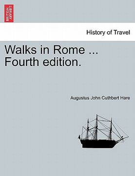 portada walks in rome ... fourth edition. (en Inglés)
