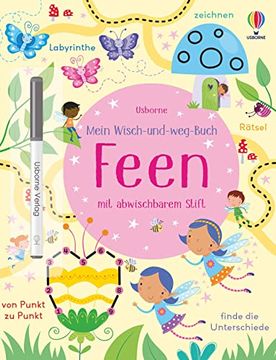 portada Mein Wisch-Und-Weg-Buch: Feen: Mit Abwischbarem Stift (in German)