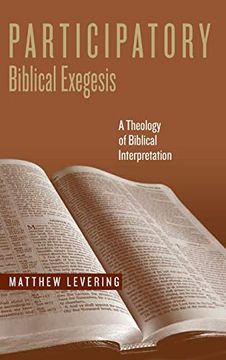 portada Participatory Biblical Exegesis: A Theology of Biblical Interpretation (Reading the Scriptures) (en Inglés)