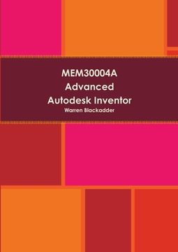 portada MEM30004A Advanced Autodesk Inventor (en Inglés)