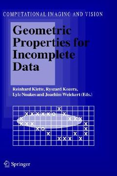 portada geometric properties for incomplete data (en Inglés)