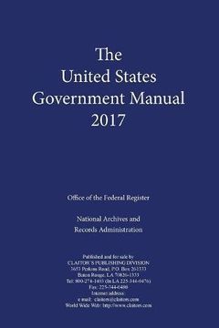 portada United States Government Manual 2017